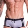0809 SPORT SWIM BOXER BLACK-GRAY