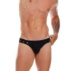 1023 CARIBE SWIMWEAR BIKINI THONG BLACK
