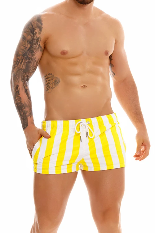 1447 SMILE YELLOW MINI SHORT 1 1447 SMILE YELLOW MINI SHORT