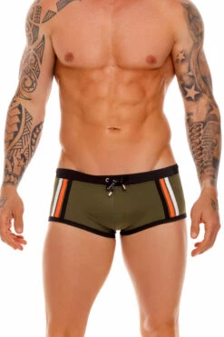 1675 OLIMPIC SWIM BOXER GREEN