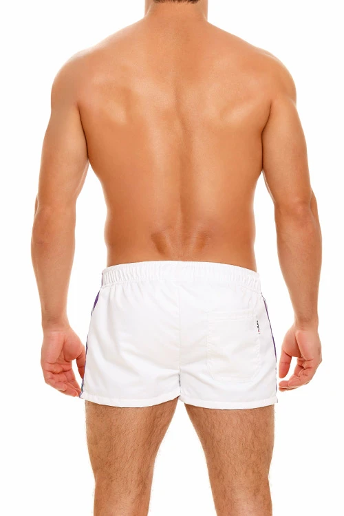 1806 RAINBOW MINI SHORT WHITE 2 1806 RAINBOW MINI SHORT WHITE - Image 2