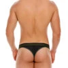 2060 COLLEGE THONG BLACK