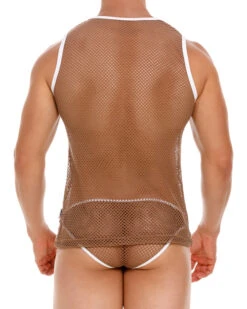 2075 ISLAND TANK TOPBROWN -JOR Luxe Deals Store 2075 ISLAND TANK TOP BROWN 5