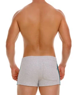 2137 VARSITY SHORT GRAY -JOR Luxe Deals Store 2137 VARSITY SHORT GRAY 3