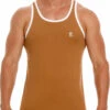 2138 VARSITY TANK TOPBROWN