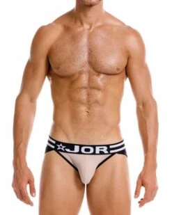 2232 RUSH TRI-PACK JOCKS BLUE/BEIGE/RED -JOR Luxe Deals Store 2168 RUSH JOCKS BEIGE 1