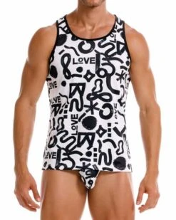 2187 LOVE TANK TOPPRINTED