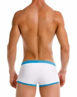 2189 KABALA SWIMWEAR BOXER WHITE -JOR Luxe Deals Store 2188 KABALA SWIM BOXER WHITE 3
