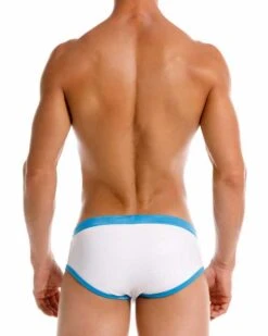 2188 KABALA SWIMWEAR BRIEF WHITE -JOR Luxe Deals Store 2189 KABALA SWIM BRIEF WHITE 3