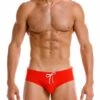 2192 TRAVEL SWIMWEAR BRIEF RED