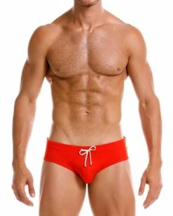 2192 TRAVEL SWIMWEAR BRIEF RED