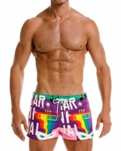 2207 CARNIVAL MINI SHORT PRINTED