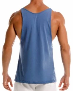 2221 FITNESS TANK TOPBLUE -JOR Luxe Deals Store 2221 FITNESS TANK TOP BLUE 3 1
