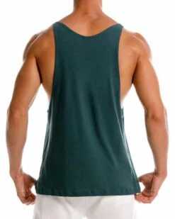 2221 FITNESS TANK TOPGREEN -JOR Luxe Deals Store 2221 FITNESS TANK TOP GREEN 3
